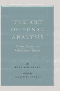 The Art of Tonal Analysis : Twelve Lessons in Schenkerian Theory