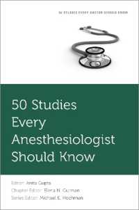 50 Studies Every Anesthesiologist Should Know (Fifty Studies Every Doctor Should Know)