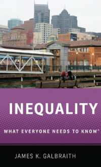 誰もが知っておきたい不平等<br>Inequality : What Everyone Needs to Know® (What Everyone Needs to Know®)