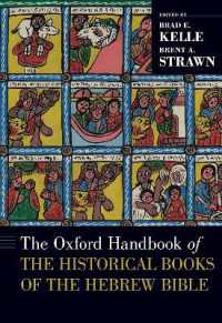 The Oxford Handbook of the Historical Books of the Hebrew Bible (Oxford Handbooks)