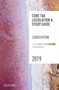 Core Tax Legislation and Study Guide 2019 -- Paperback / softback