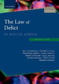 The Law of Delict in South Africa （3RD）