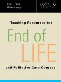 Teaching Resources for End-of-life and Palliative Care Courses -- Paperback / softback
