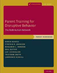 Parent Training for Disruptive Behavior : The RUBI Autism Network, Parent Workbook (Programs That Work)