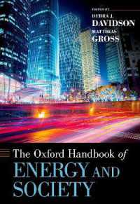オックスフォード版　エネルギーと社会ハンドブック<br>The Oxford Handbook of Energy and Society (Oxford Handbooks)