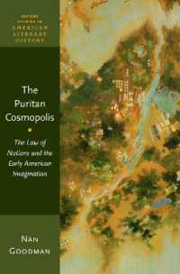 The Puritan Cosmopolis : The Law of Nations and the Early American Imagination (Oxford Studies in American Literary History)