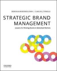 Strategic Brand Management : Lessons for Winning Brands in Globalized Markets
