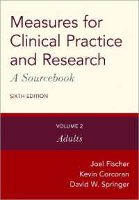 Measures for Clinical Practice and Research: a Sourcebook : Volume 2: Adults （6TH）