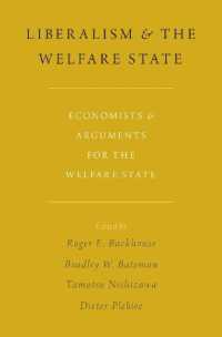 西沢保（共）編／リベラリズムと福祉国家：経済思想からの視座<br>Liberalism and the Welfare State : Economists and Arguments for the Welfare State