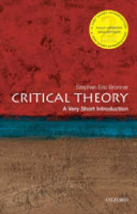VSI批判理論（第２版）<br>Critical Theory: a Very Short Introduction (Very Short Introductions) （2ND）
