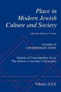 Place in Modern Jewish Culture and Society (Studies in Contemporary Jewry)