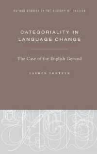 Categoriality in Language Change : The Case of the English Gerund (Oxford Studies in the History of English)