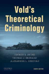 Vold's Theoretical Criminology （8TH）