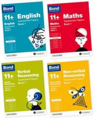 Bond 11+: English， Maths， Non-verbal Reasoning， Verbal Reasoning: Assessment Papers: 10-11 years Bundle (Bond 11+)