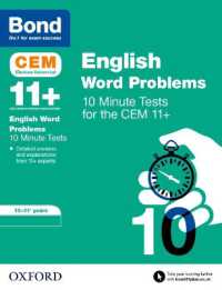 Bond 11+: CEM English Word Problems 10 Minute Tests: Ready for the 2025 Cambridge Select Insight exam : 10-11 Years (Bond 11+)