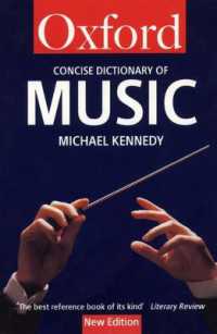 The Concise Oxford Dictionary of Music （4TH）