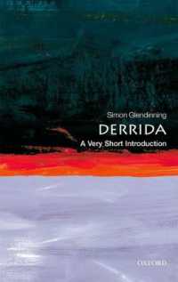 VSIデリダ<br>Derrida : A Very Short Introduction (Very Short Introductions)