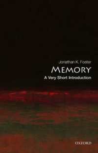 VSI記憶<br>Memory : A Very Short Introduction (Very Short Introductions)