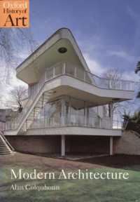 近代の建築<br>Modern Architecture (Oxford History of Art)