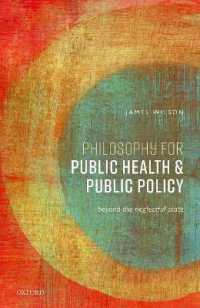 Philosophy for Public Health and Public Policy : Beyond the Neglectful State