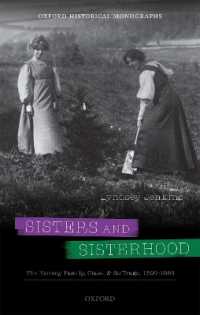 Sisters and Sisterhood : The Kenney Family, Class, and Suffrage, 1890-1965 (Oxford Historical Monographs)