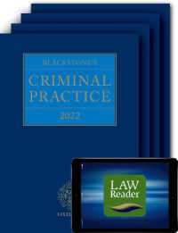 Blackstone's Criminal Practice 2022: Book， All Supplements， and Digital Pack