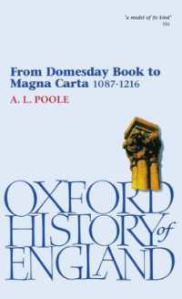 From Domesday Book to Magna Carta 1087-1216 (Oxford History of England) （2ND）
