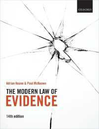 現代英国の証拠法（第１４版）<br>The Modern Law of Evidence （14TH）