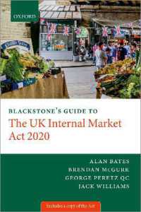 Blackstone's Guide to the UK Internal Market Act 2020 (Blackstone's Guides)