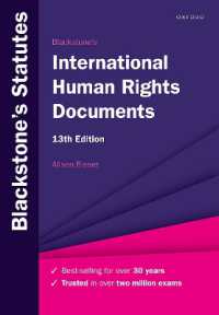 Blackstone's International Human Rights Documents (Blackstone's Statute Series) （13TH）
