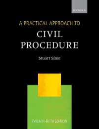 Practical Approach to Civil Procedure (A Practical Approach) -- Paperback / softback （25 Revised）