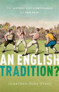 フェア・プレイの英国史<br>An English Tradition? : The History and Significance of Fair Play