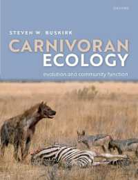 肉食動物生態学<br>Carnivoran Ecology : The Evolution and Function of Communities