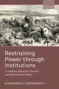 Restraining Power through Institutions : A Unifying Theme for Domestic and International Politics