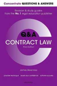 Concentrate Questions and Answers Contract Law : Law Q&A Revision and Study Guide (Concentrate Questions & Answers) （3RD）