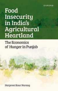 Food Insecurity in India's Agricultural Heartland : The Economics of Hunger in Punjab