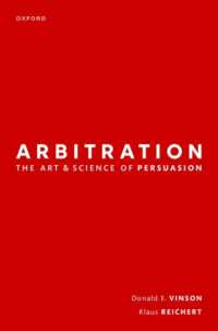 Arbitration: the Art & Science of Persuasion