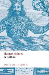 ホッブズ『リヴァイアサン』（オックスフォード世界古典叢書・第２版）<br>Leviathan (Oxford World's Classics) （2ND）