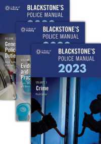 Blackstone's Police Manuals Three Volume Set 2023 (Blackstone's Police Manuals)