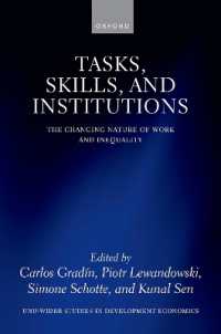 Tasks, Skills, and Institutions : The Changing Nature of Work and Inequality (Wider Studies in Development Economics)