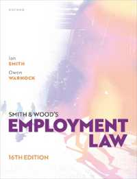 英国労働法（第１６版）<br>Smith & Wood's Employment Law （16TH）