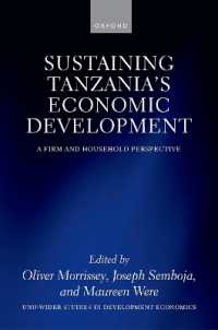 Sustaining Tanzania's Economic Development : A Firm and Household Perspective (Wider Studies in Development Economics)