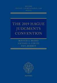 2019年ハーグ判決条約<br>The 2019 Hague Judgments Convention (Oxford Private International Law Series)
