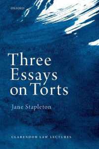 Three Essays on Torts (Clarendon Law Lectures)