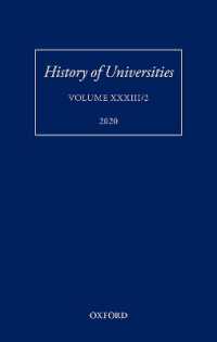 History of Universities Volume XXXIII/2 (History of Universities Series)