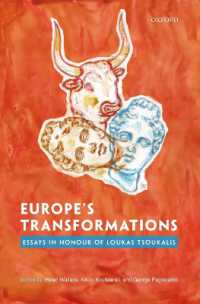 Europe's Transformations : Essays in Honour of Loukas Tsoukalis