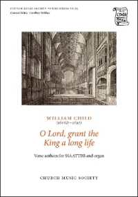 O Lord grant the King a long life (Church Music Society)