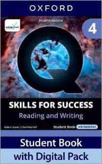 Q: Skills for Success Fourth Edition Level 4 Reading and Writing Student Book with Digital Pack : Print Student Book with 2 years' access to the Student Book e-Book, Online Practice and Student Resources, available on Oxford English Hub （4TH）