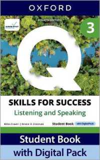 Q: Skills for Success Fourth Edition Level 3 Listening and Speaking Student Book with Digital Pack : Print Student Book with 2 years' access to the Student Book e-Book, Online Practice and Student Resources, available on Oxford English Hub （4TH）