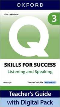 Q: Skills for Success Fourth Edition Level 3 Listening and Speaking Teacher's Guide with Digital Pack : Print Teacher's Guide with 4 years' access to Classroom Presentation Tool, Online Practice and Teacher Resources, available on Oxford English Hub （4TH）